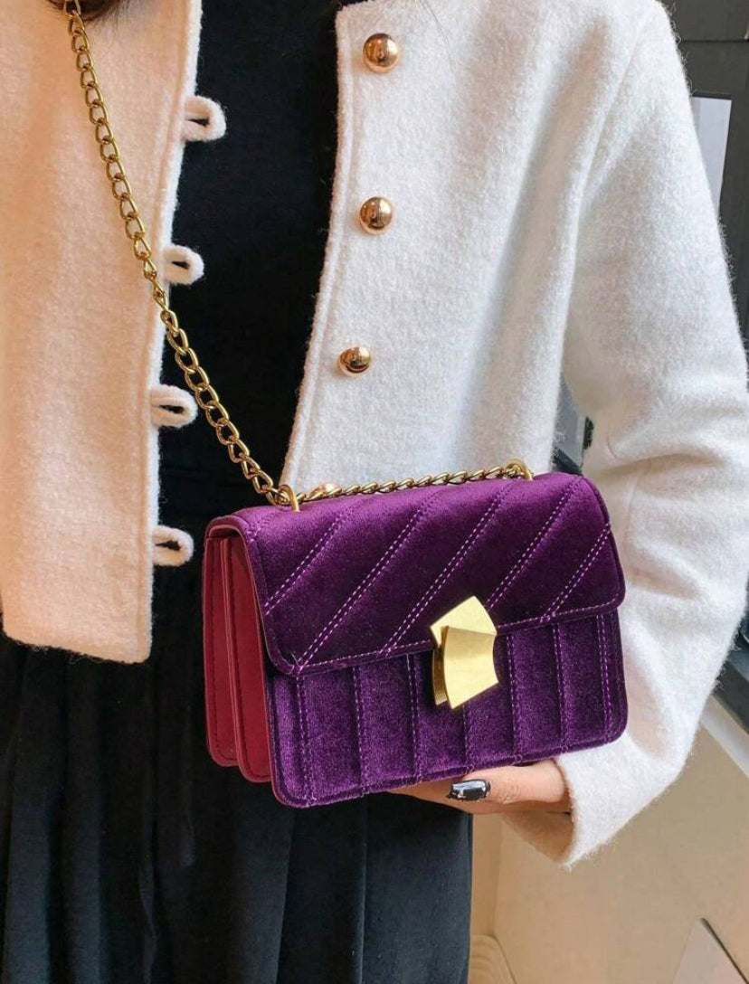 Vixie | Velvet ruime handtas