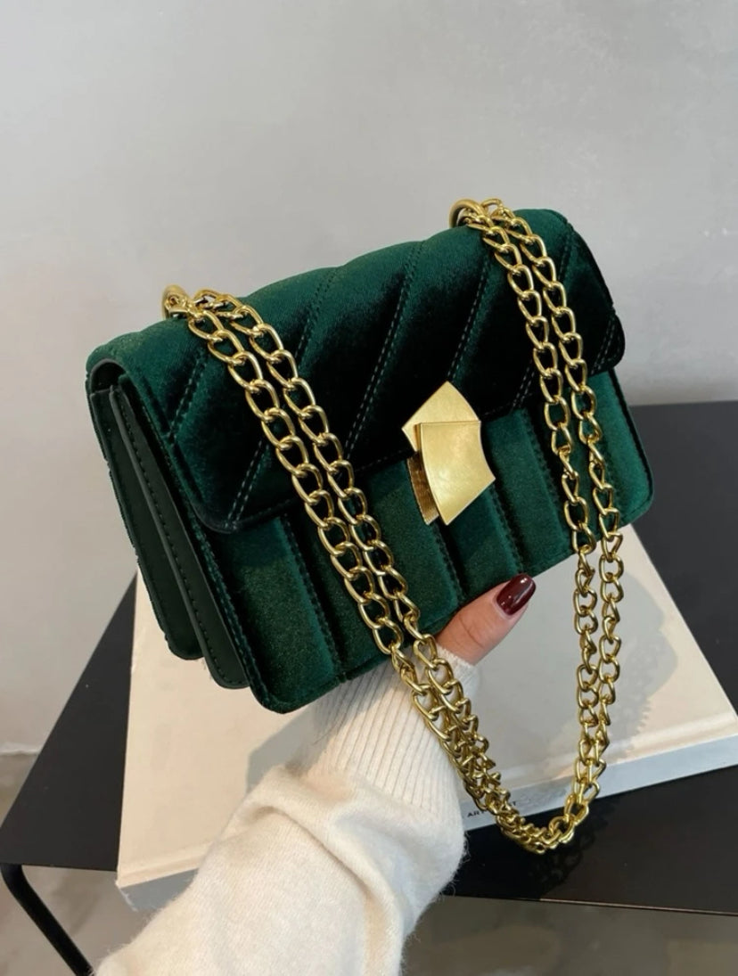 Vixie | Velvet ruime handtas