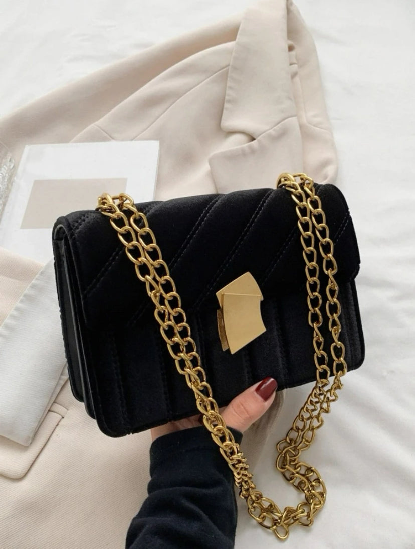 Vixie | Velvet ruime handtas