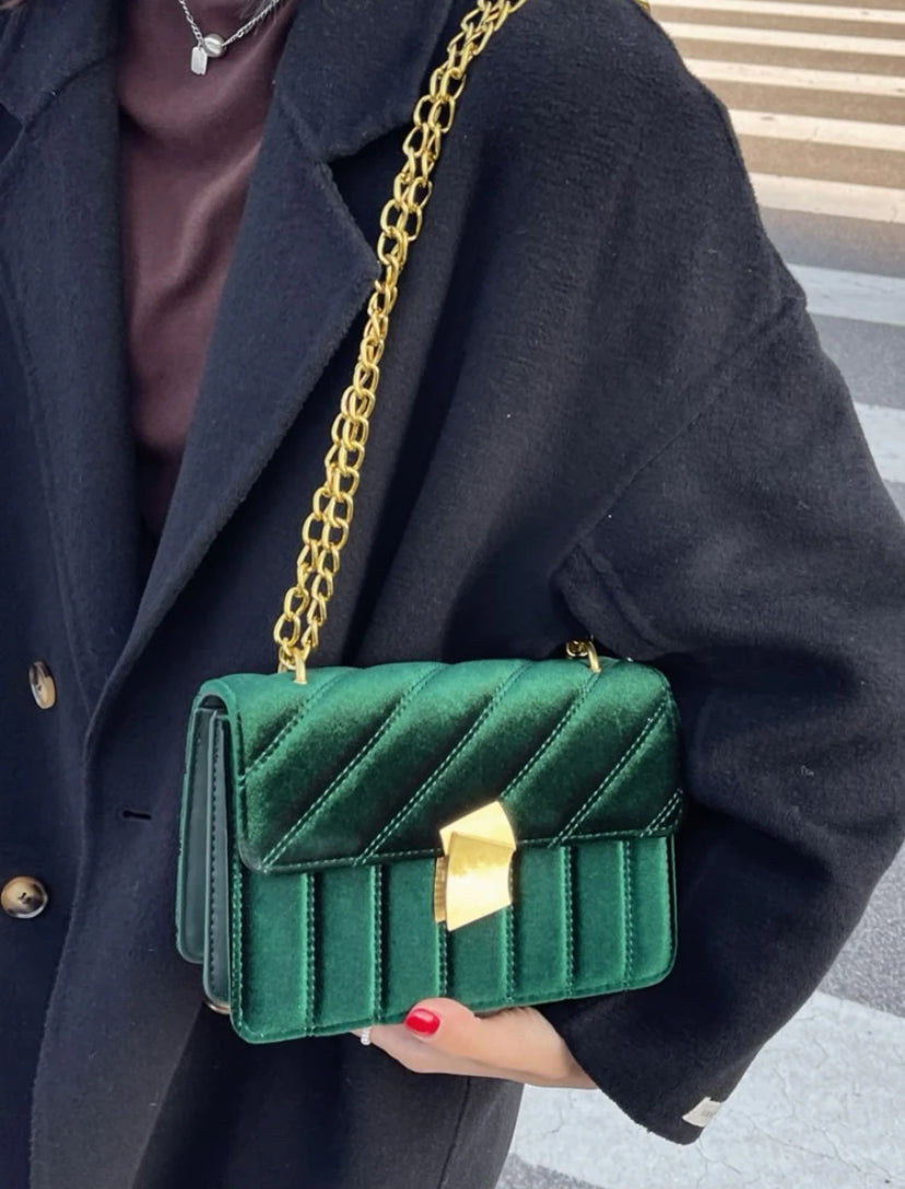 Vixie | Velvet ruime handtas