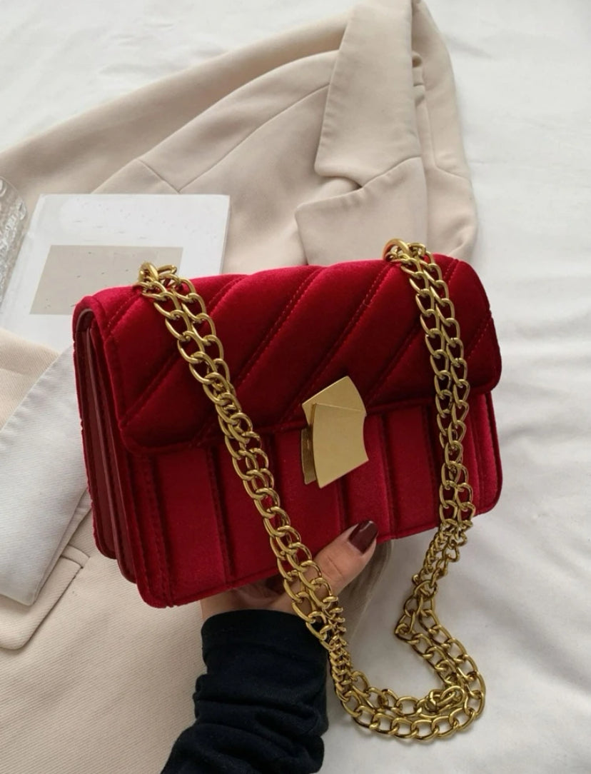 Vixie | Velvet ruime handtas