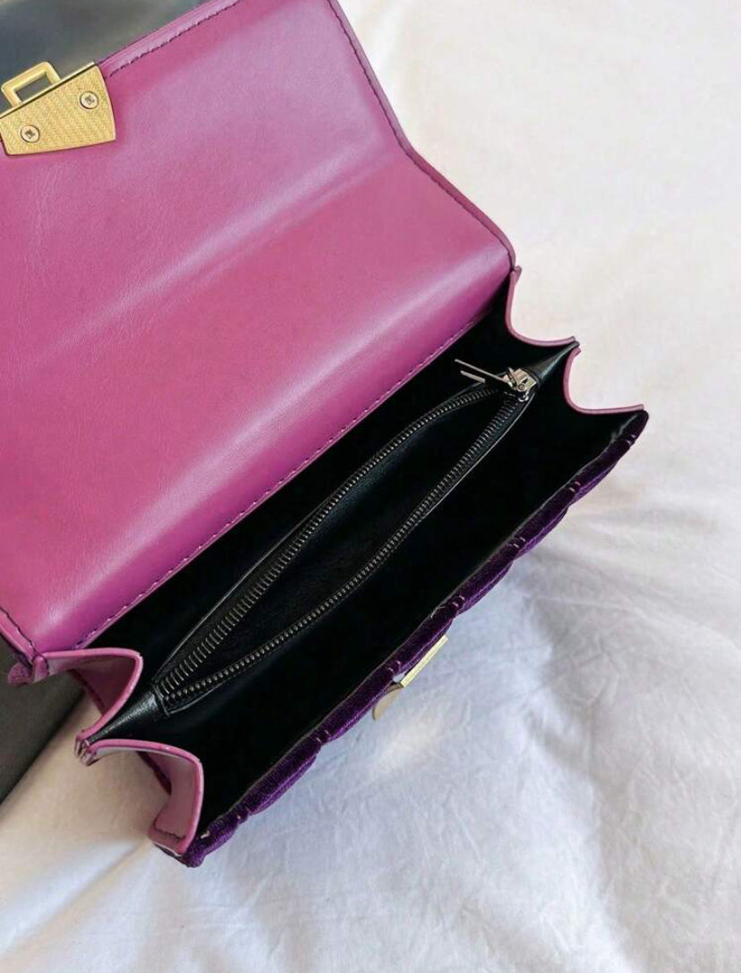 Vixie | Velvet ruime handtas
