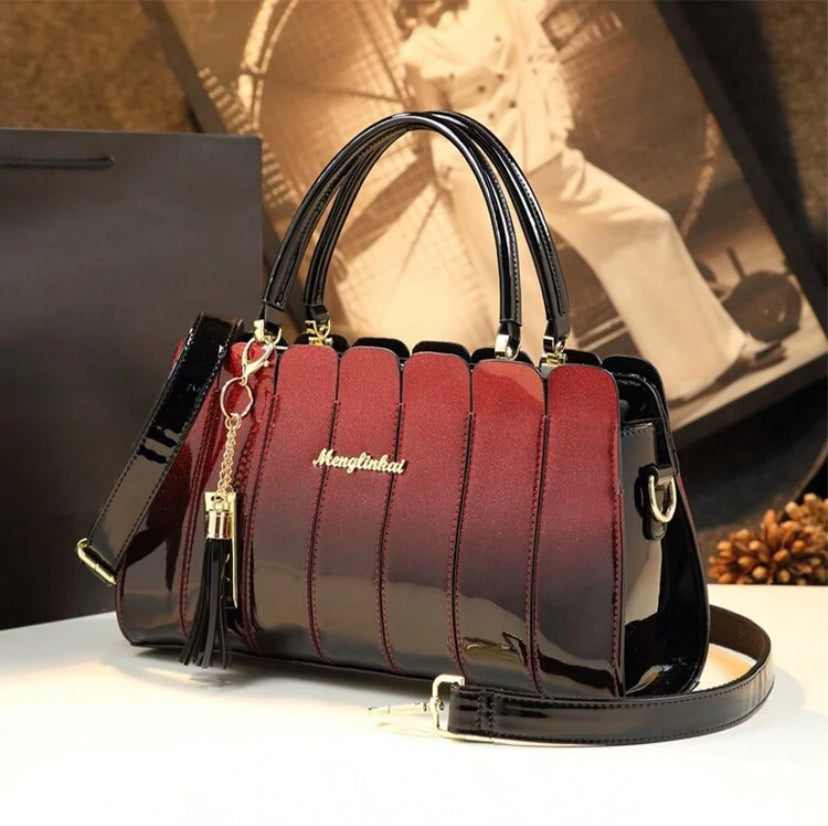 Quinn | Glanzend Langere Glamour tas