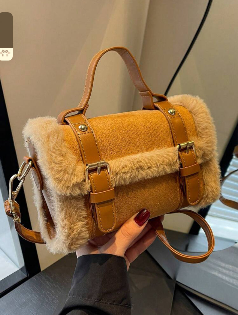 Wolf | Zachte mini handtas