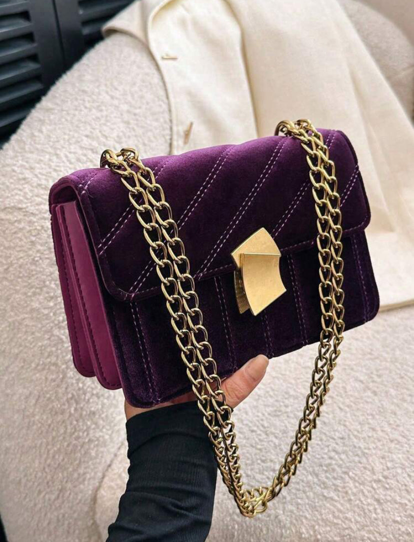 Vixie | Velvet ruime handtas