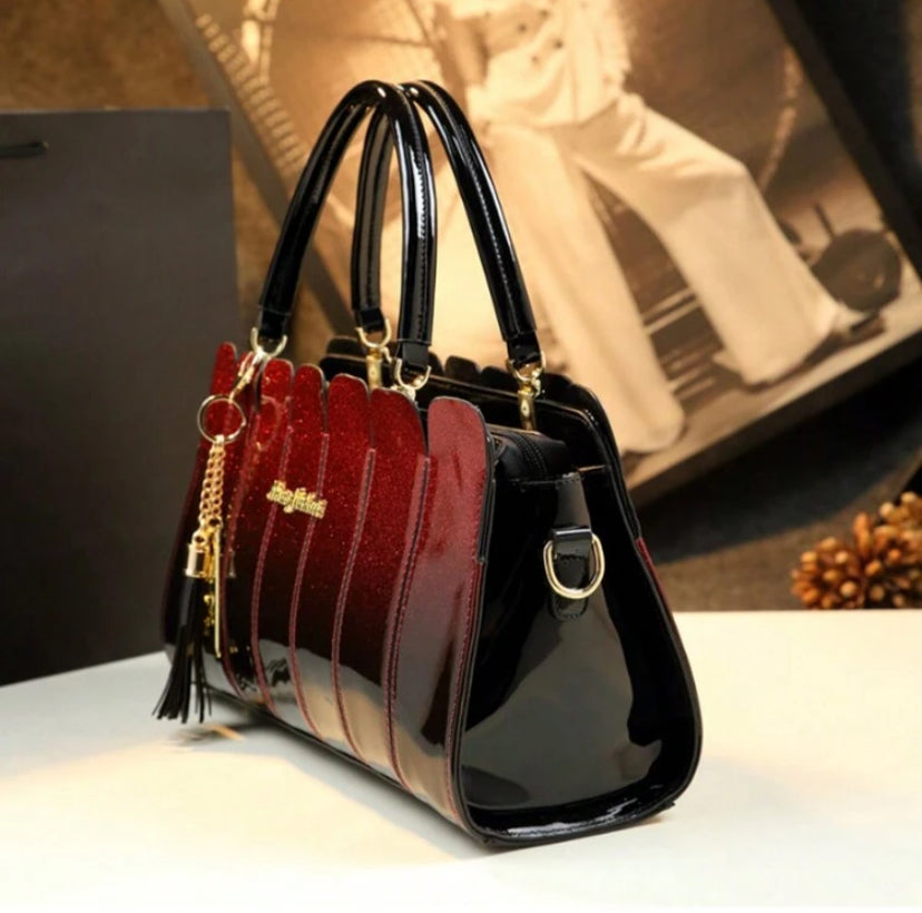 Quinn | Glanzend Langere Glamour tas
