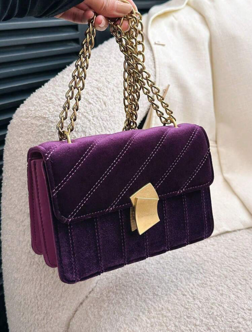 Vixie | Velvet ruime handtas